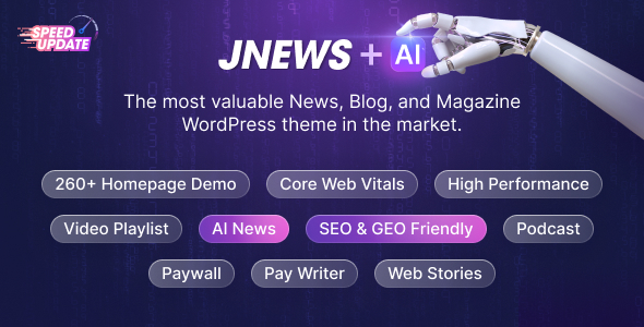JNews Wordpress Haber ve Blog Teması