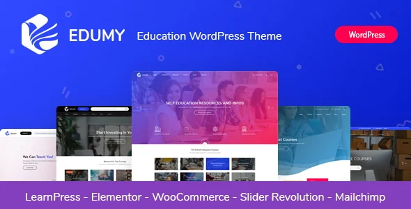 Edumy Online Eğitim, Kurs ve LMS WordPress Teması