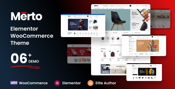 Merto WooCommerce E-Ticaret Wordpress Teması