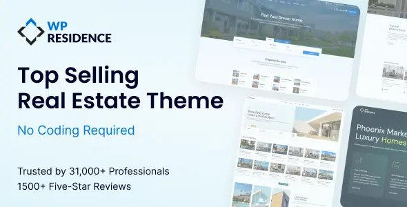 Residence Emlak ve Gayrimenkul WordPress Teması