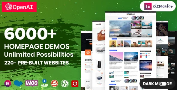 Soledad Haber, Blog & WooCommerce WordPress Teması