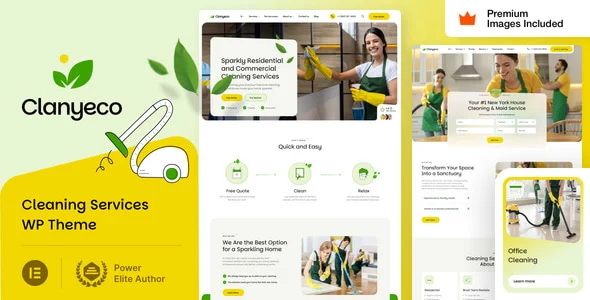 ClanyEco Profesyonel Temizlik ve Servis Hizmetleri WordPress Teması