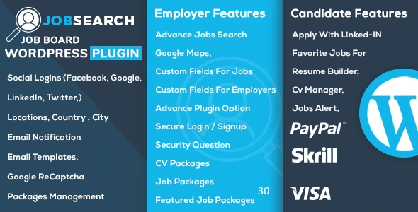 JobSearch WP İş İlanı ve Kariyer Portalı WordPress Eklentisi