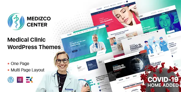 Medizco Tıp, Sağlık ve Diş Kliniği WordPress Teması