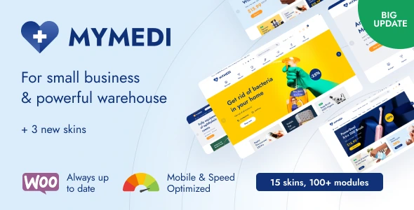 MyMedi Medikal & Sağlık & Eczane WooCommerce WordPress Teması