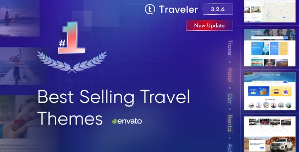 Traveler – Profesyonel Tur & Otel Rezervasyon WordPress Teması